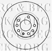 BORG & BECK bbd4395 -  Тормозной диск